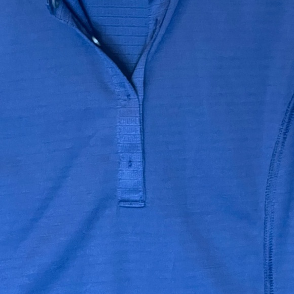 Adidas Climacool Dark Blue Golf Shirt sz Small Geometric Pattern Excellent Cond - Picture 8 of 12